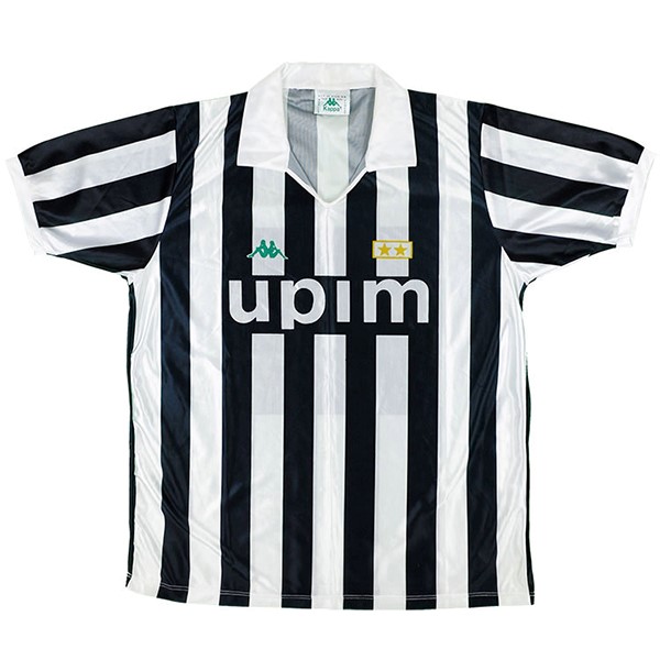 Authentic Camiseta Juventus 1ª Retro 1991 1992 Negro Blanco